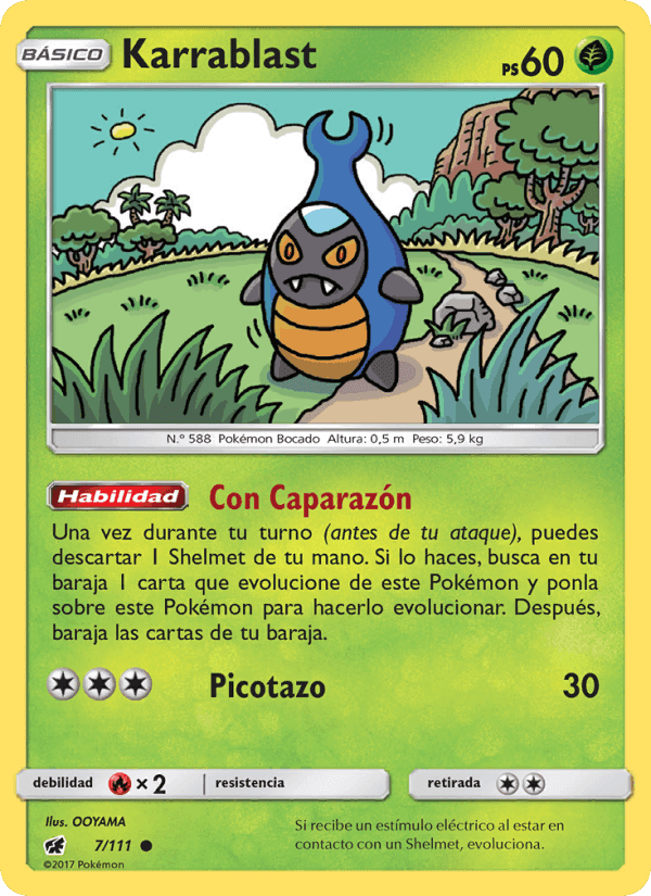Karrablast, carta 7 de Invasión Carmesí