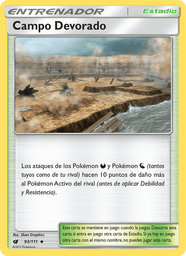 Campo Devorado, card 93 from Invasión Carmesí