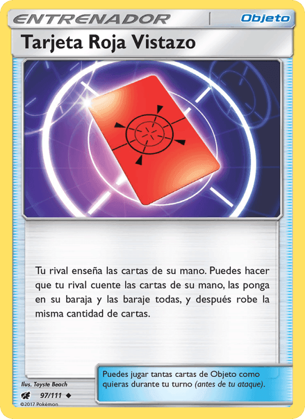 Tarjeta Roja Vistazo, carta 97 de Invasión Carmesí