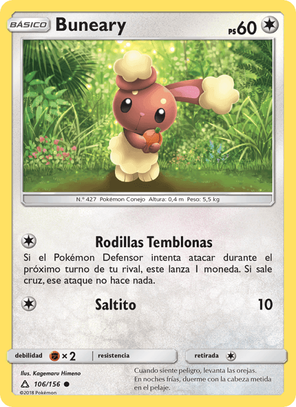 Buneary, carta 106 di Ultraprisma