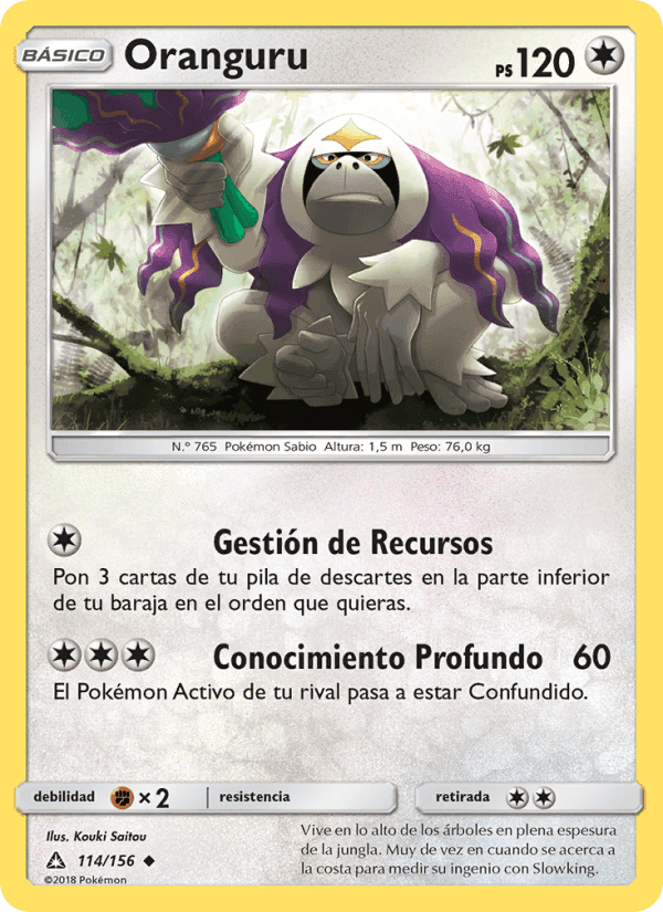 Oranguru, carta 114 de Ultraprisma