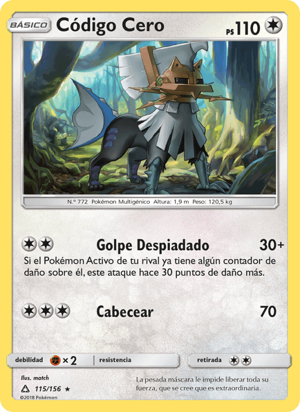 Código Cero, card 115 from Ultraprisma