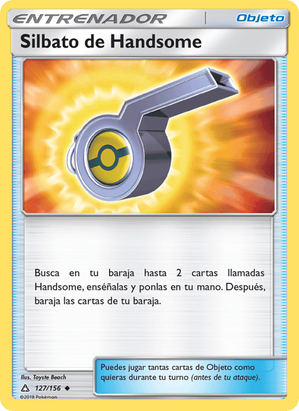 Silbato de Handsome, carta 127 de Ultraprisma