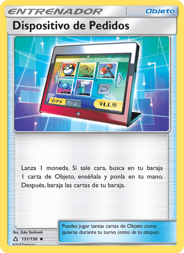 Dispositivo de Pedidos, carta 131 de Ultraprisma