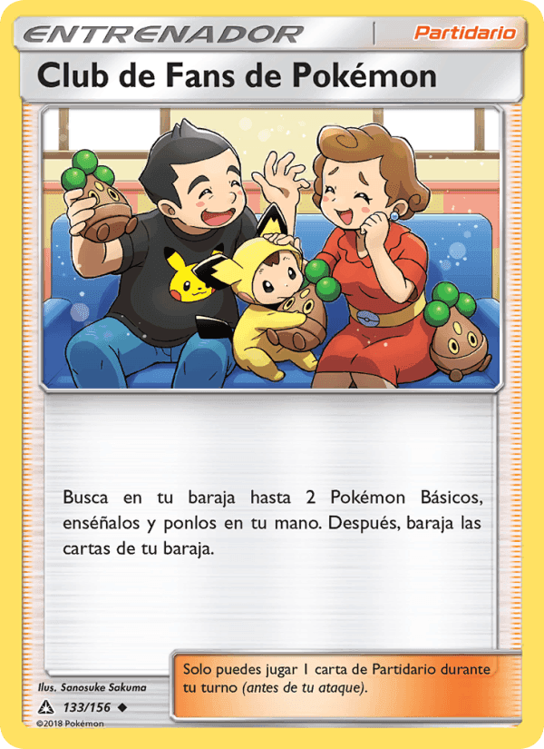 Club de Fans de Pokémon, card 133 from Ultraprisma