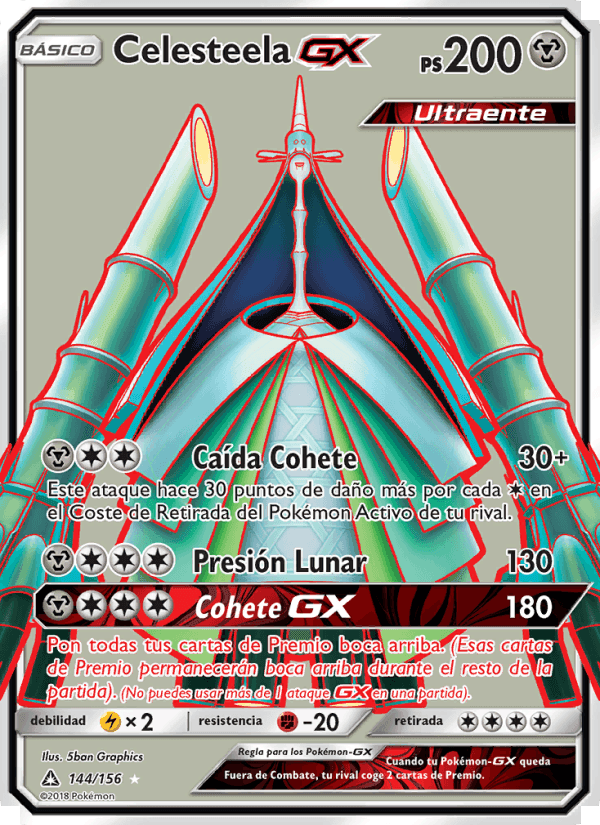 Celesteela GX, carta 144 de Ultraprisma