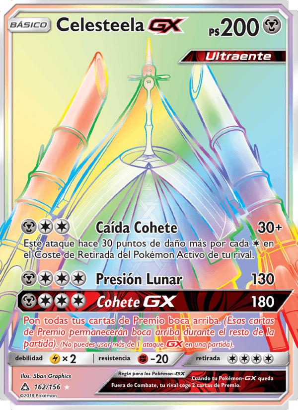 Celesteela GX, carta 162 de Ultraprisma