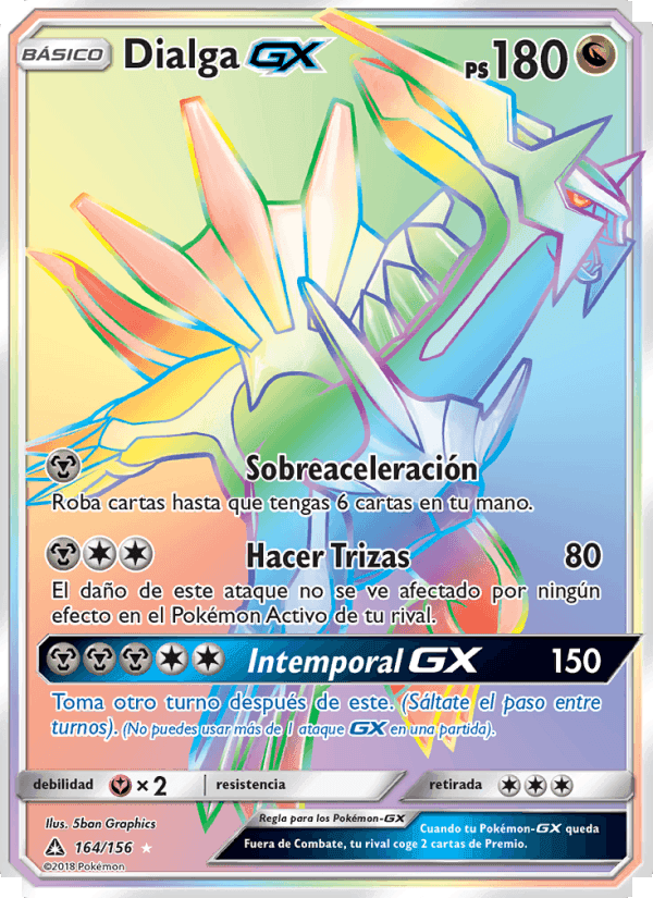 Dialga GX, carta 164 de Ultraprisma