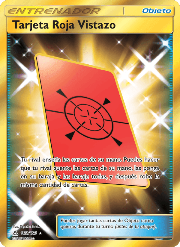 Tarjeta Roja Vistazo, carta 169 de Ultraprisma