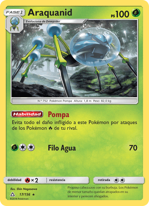 Araquanid, card 17 from Ultraprisma
