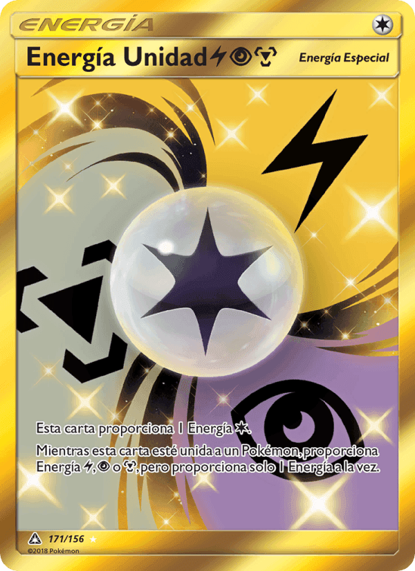 Energía Unidad LightningPsychicMetal, card 171 from Ultraprisma