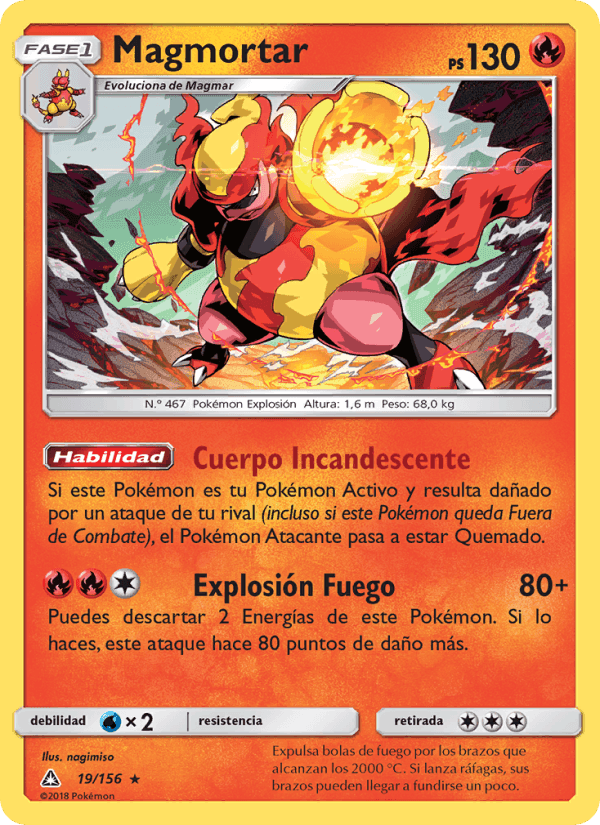 Magmortar, carte 19 de Ultraprisma