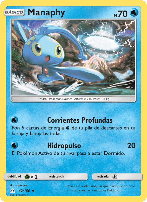 Manaphy, carta 42 de Ultraprisma