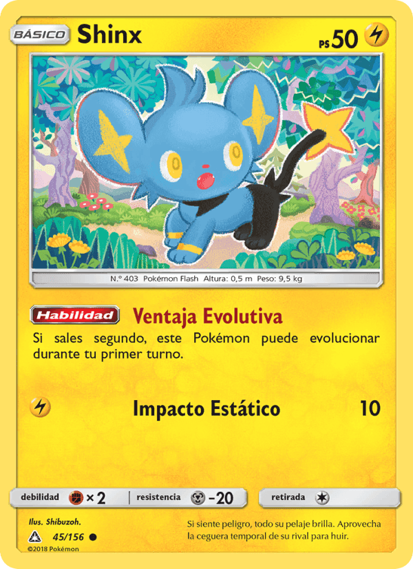 Shinx, carte 45 de Ultraprisma