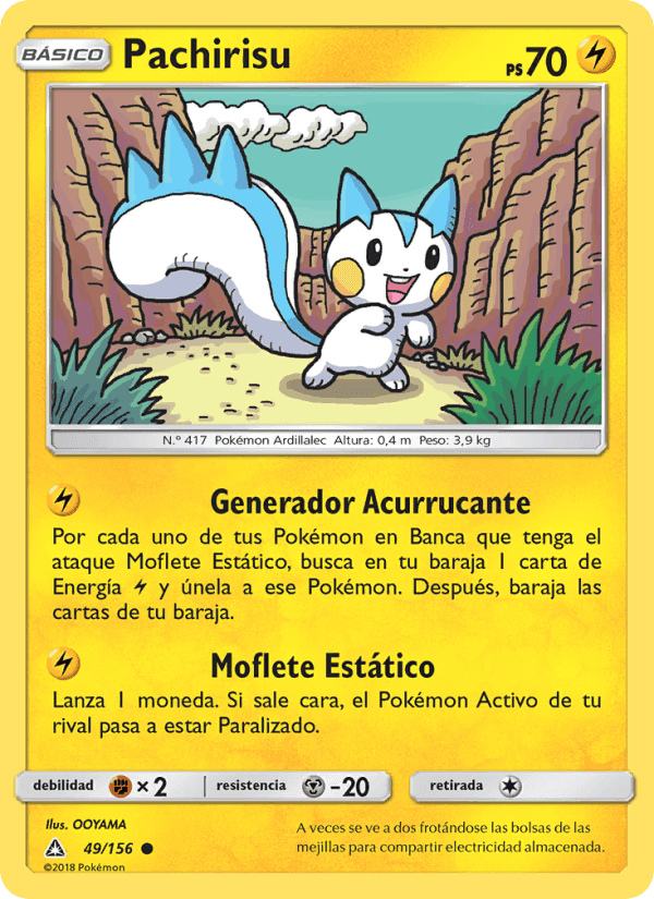 Pachirisu, card 49 from Ultraprisma