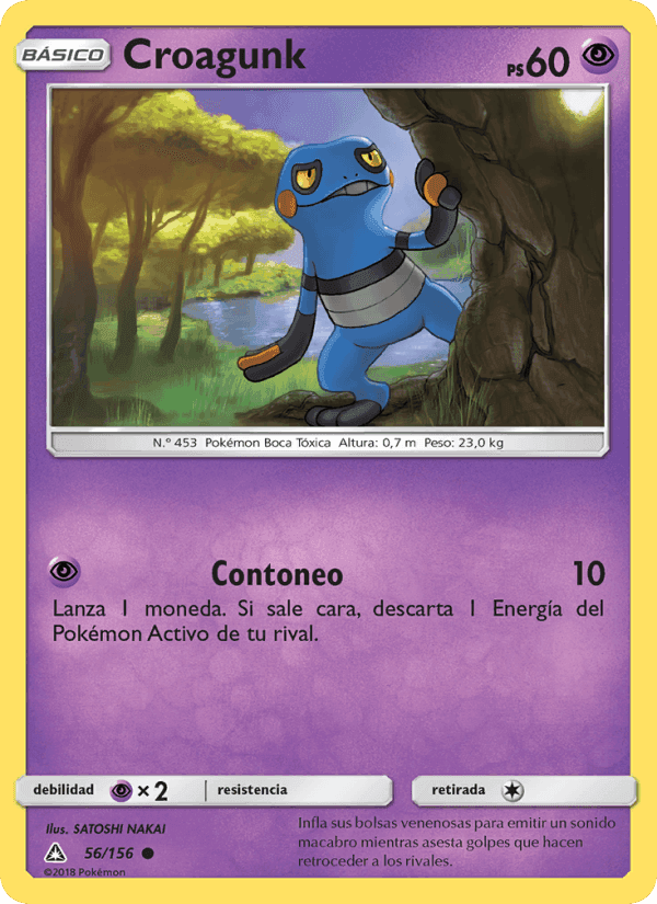 Croagunk, carta 56 de Ultraprisma