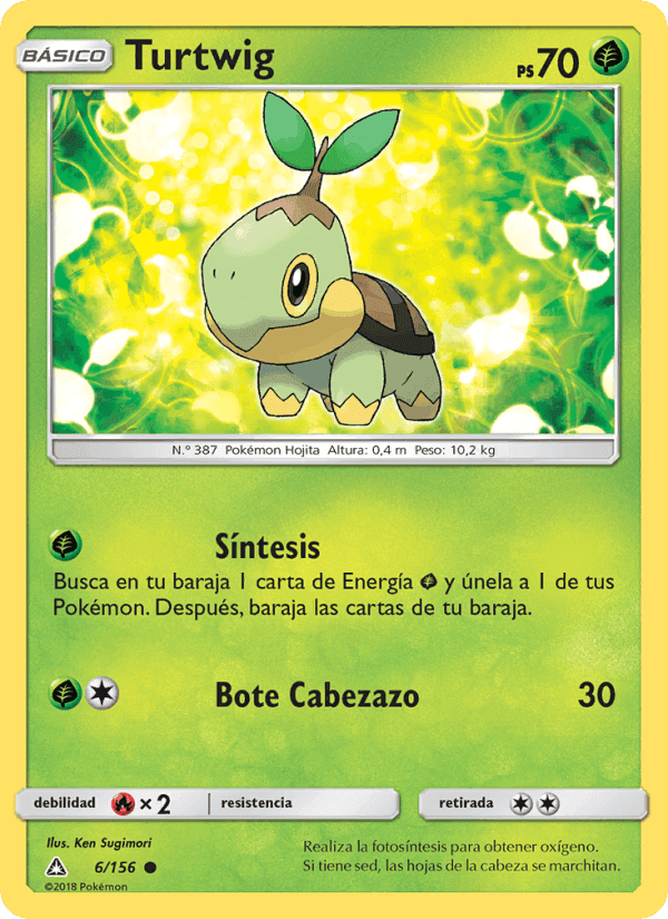 Turtwig, carta 6 di Ultraprisma