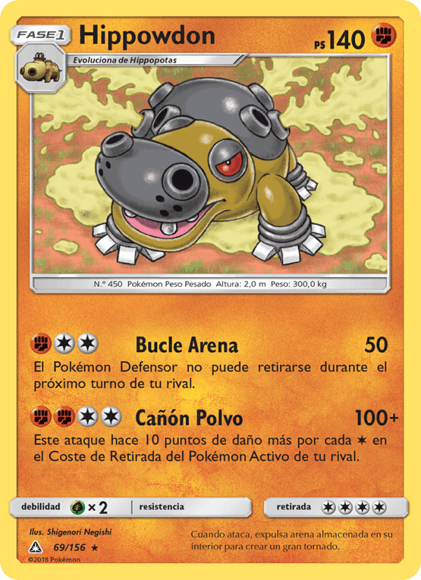 Hippowdon, carta 69 de Ultraprisma