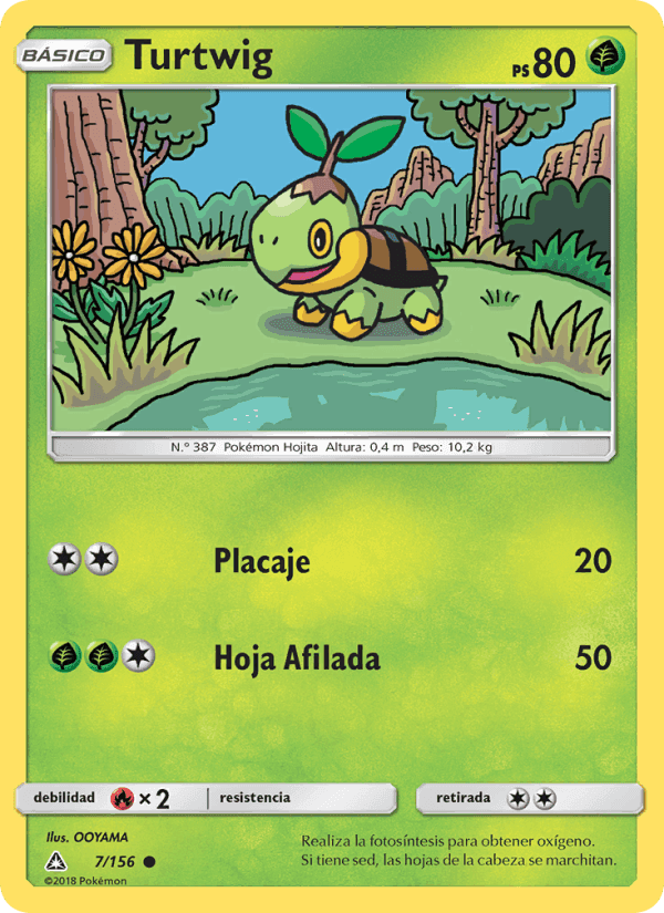 Turtwig, carta 7 de Ultraprisma