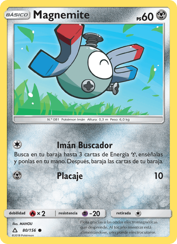 Magnemite, carta 80 de Ultraprisma