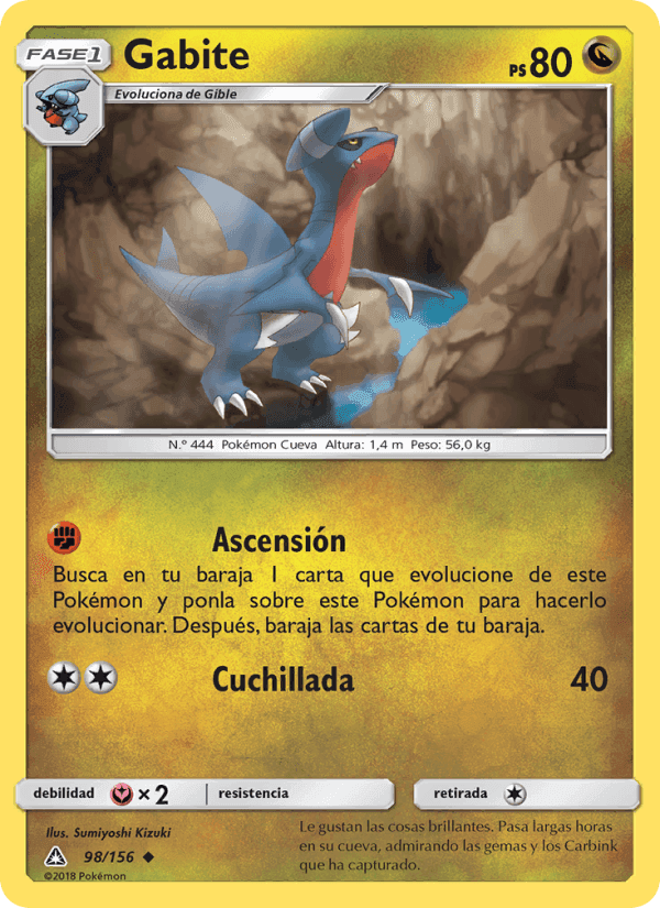 Gabite, card 98 from Ultraprisma