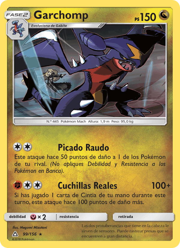 Garchomp, carta 99 de Ultraprisma