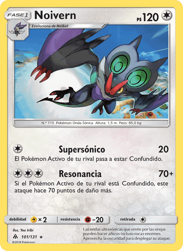 Luz Prohibida の 101 番、Noivern