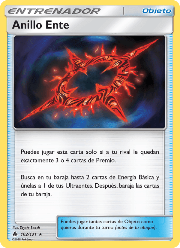 Anillo Ente, carta 102 di Luz Prohibida