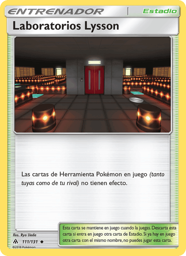 Laboratorios Lysson, card 111 from Luz Prohibida