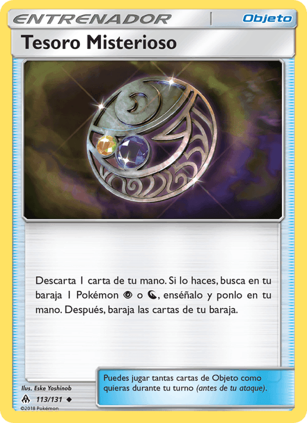Tesoro Misterioso, carta 113 de Luz Prohibida