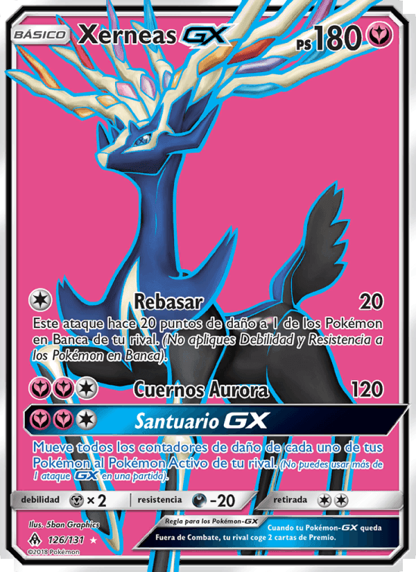 Xerneas GX, card 126 from Luz Prohibida