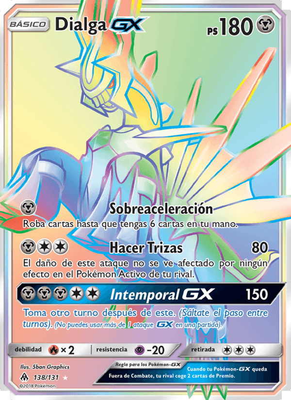 Dialga GX, carta 138 de Luz Prohibida