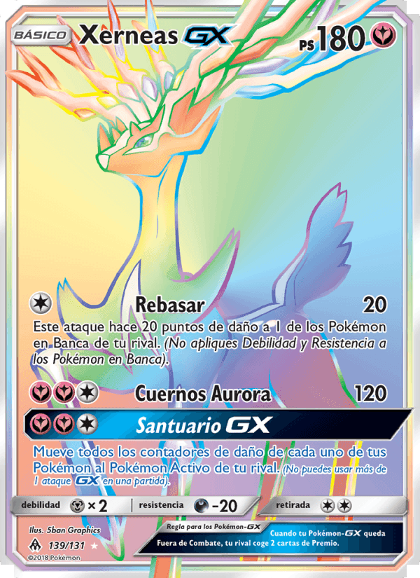 Xerneas GX, carta 139 de Luz Prohibida