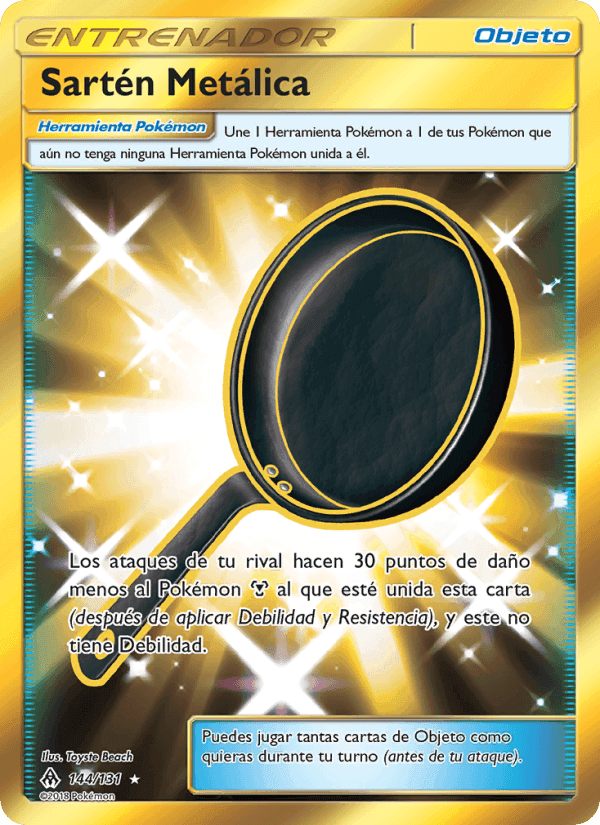Sartén Metálica, carta 144 de Luz Prohibida