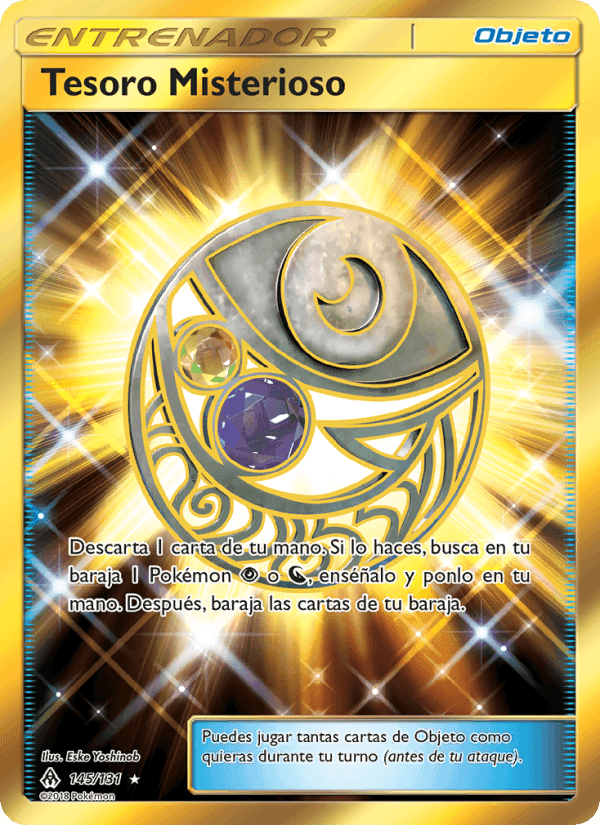 Tesoro Misterioso, card 145 from Luz Prohibida
