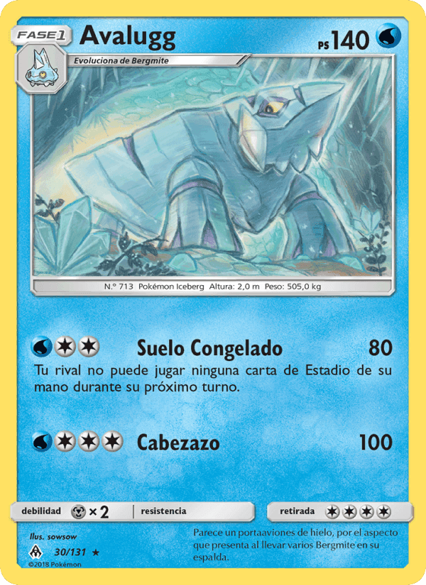 Avalugg, card 30 from Luz Prohibida