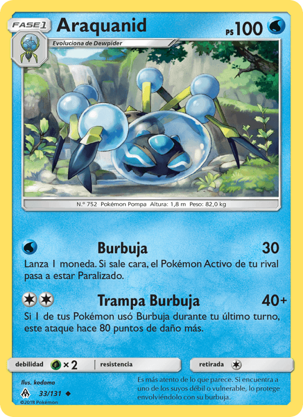 Araquanid, carta 33 de Luz Prohibida