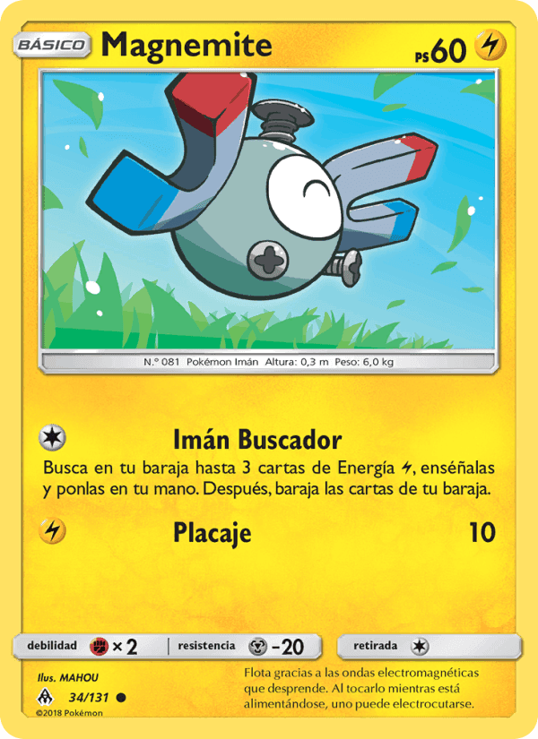 Magnemite, carta 34 di Luz Prohibida
