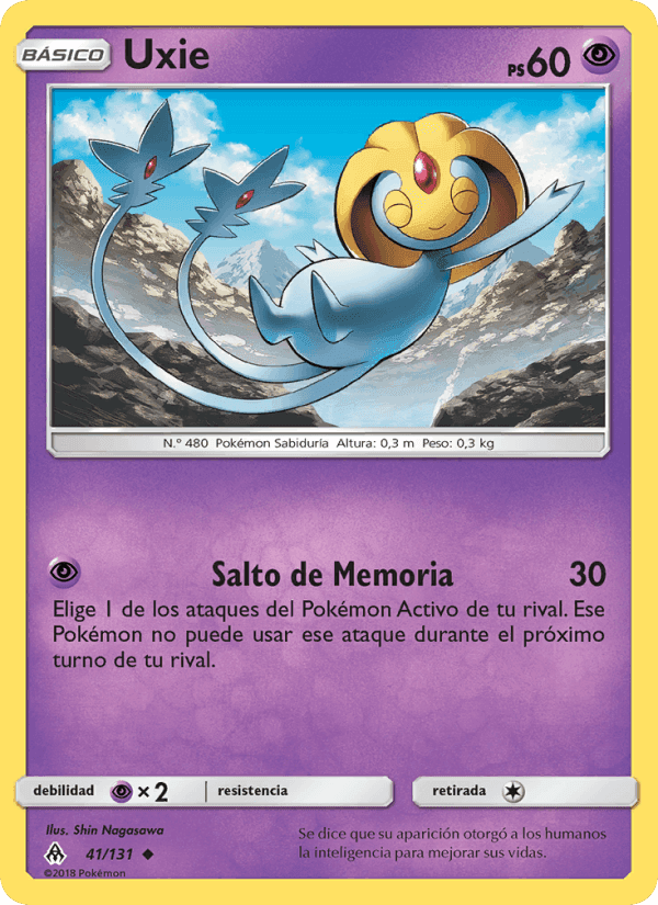 Uxie, carta 41 de Luz Prohibida