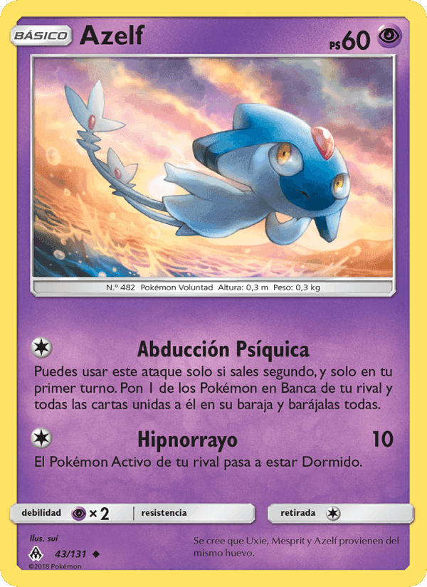 Luz Prohibida の 43 番、Azelf