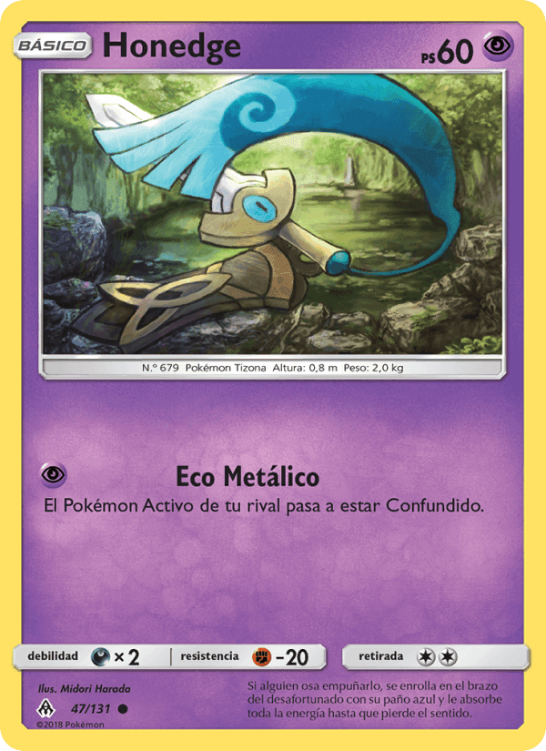 Honedge, carta 47 de Luz Prohibida