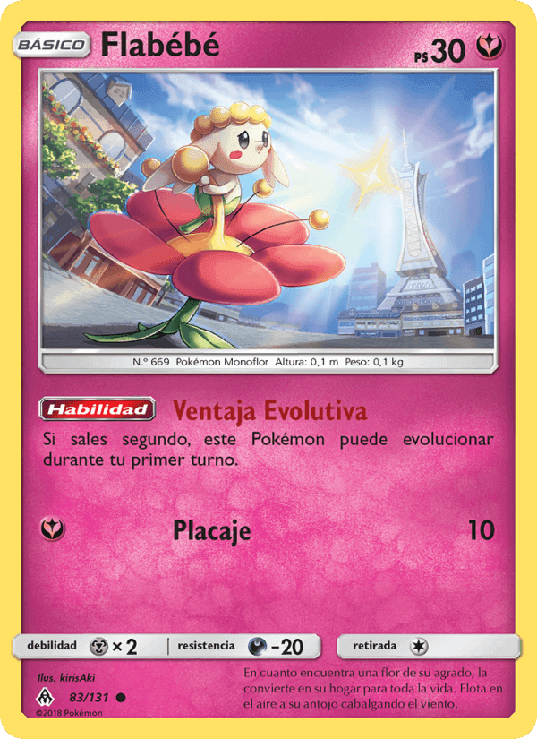 Flabébé, card 83 from Luz Prohibida