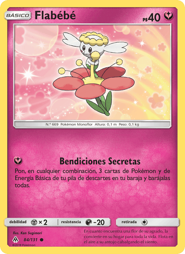 Flabébé, carta 84 di Luz Prohibida