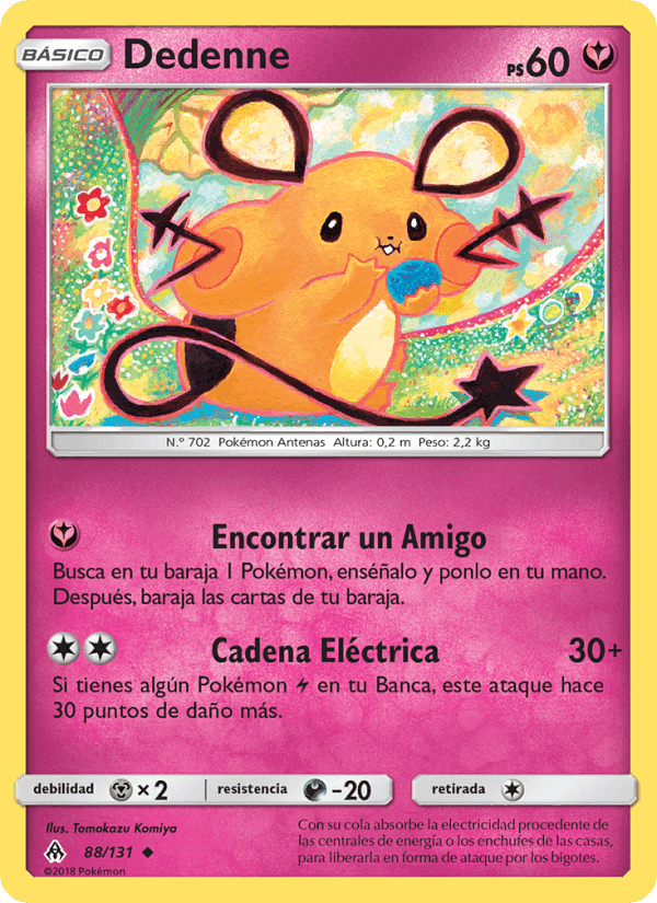 Dedenne, carta 88 de Luz Prohibida