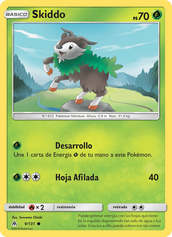 Skiddo, carta 9 de Luz Prohibida
