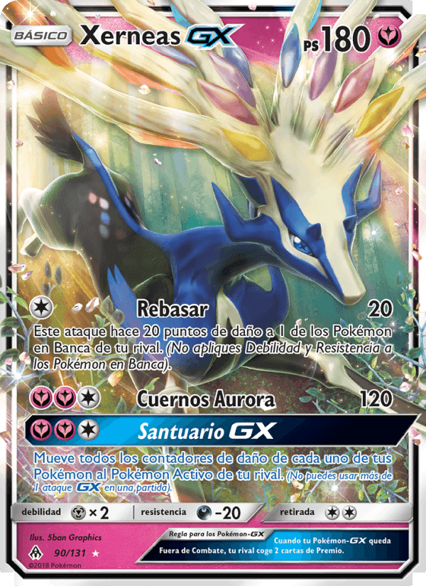 Xerneas GX, carta 90 de Luz Prohibida
