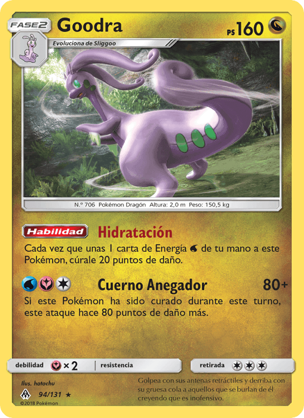 Goodra, carta 94 de Luz Prohibida