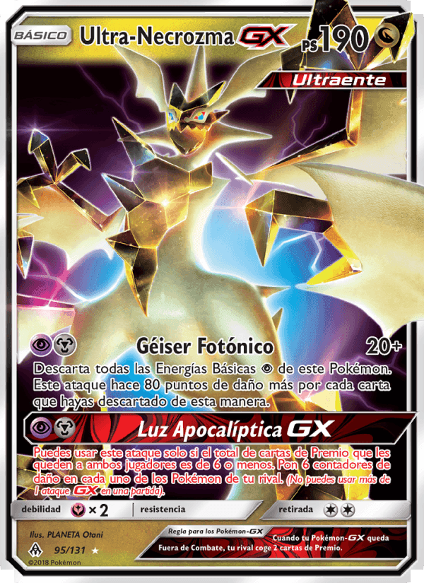 Ultra-Necrozma GX, carte 95 de Luz Prohibida