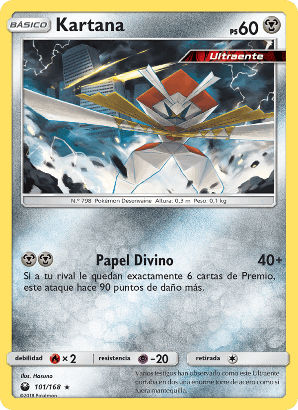 Kartana, carta 101 di Tormenta Celestial