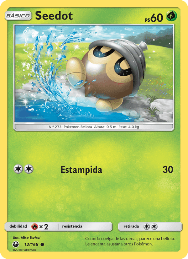 Seedot, card 12 from Tormenta Celestial